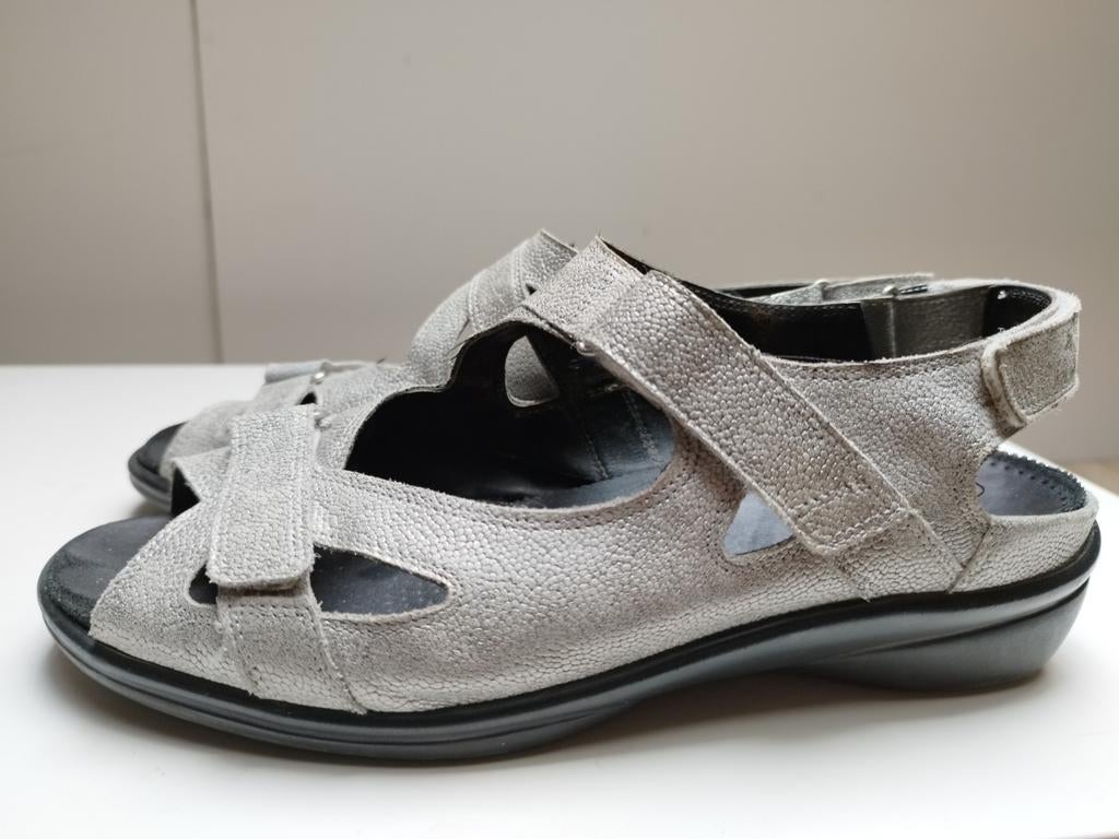 Durea Orthopedisch uitneem voetbed sandalen 6 H 39 Zilver, Durea, Overige kleuren, Verzenden, Sandalen of Muiltjes