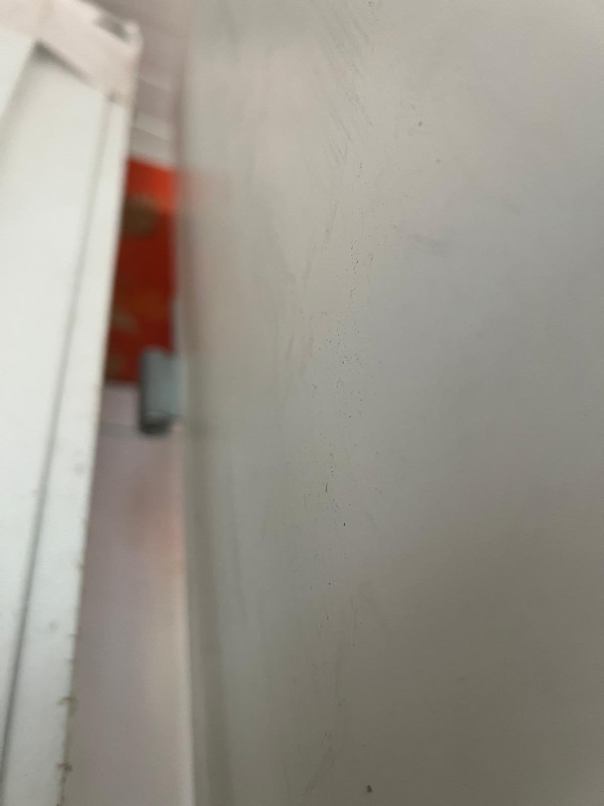 Witte binnendeur met handgreep, Doe-het-zelf en Verbouw, Deuren en Horren, Ophalen, Gebruikt, 80 tot 100 cm, Binnendeur