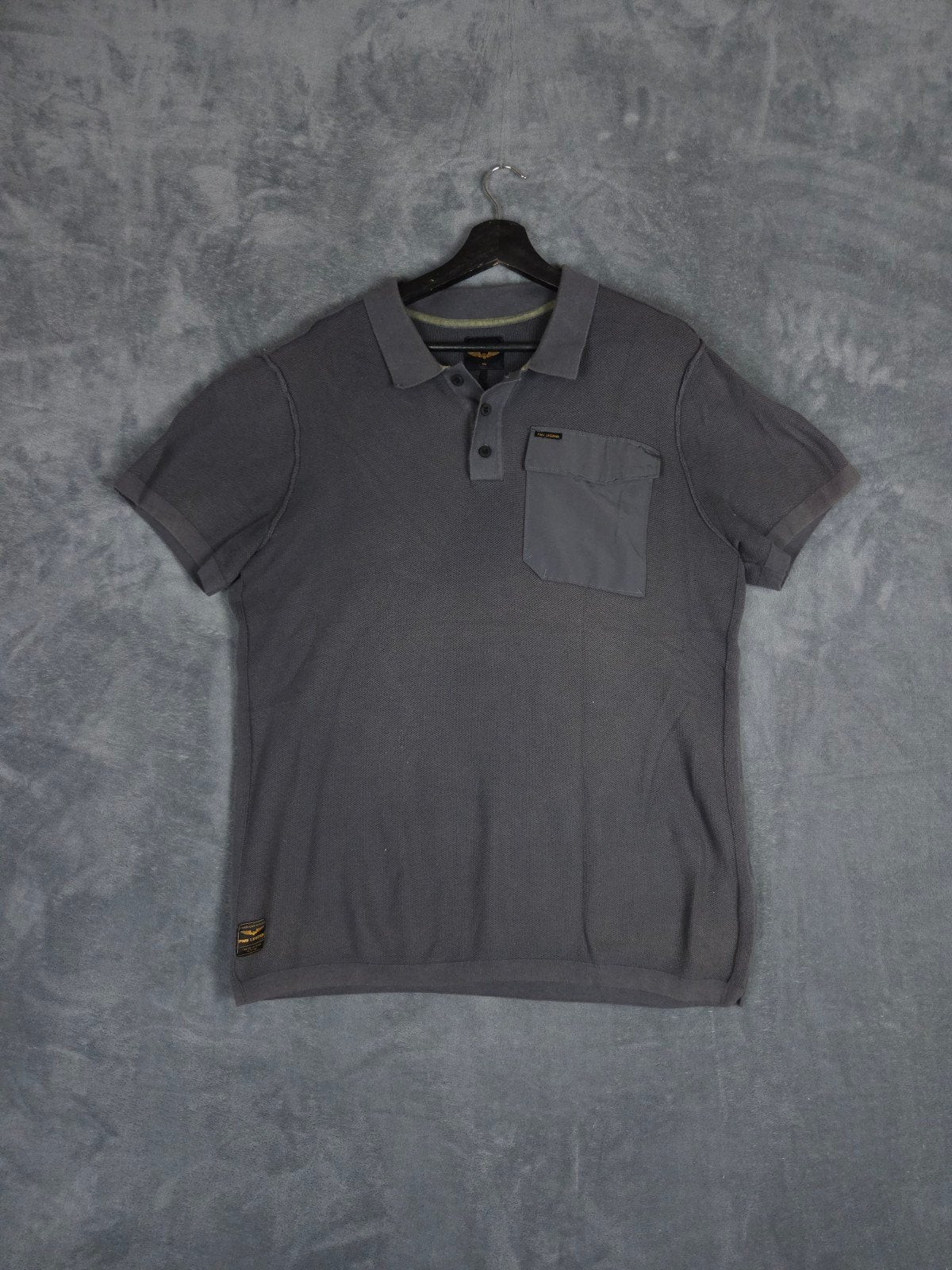 PME Legend Polo Shirt XXL Grijs Borstzak Pall Mall, ., Overige maten, Ophalen of Verzenden, PME Legend