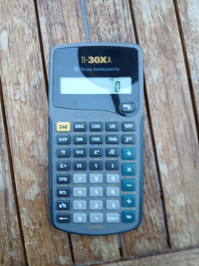 Texas Instruments TI-30XA rekenmachine, Diversen, Rekenmachines, Ophalen of Verzenden, Gebruikt