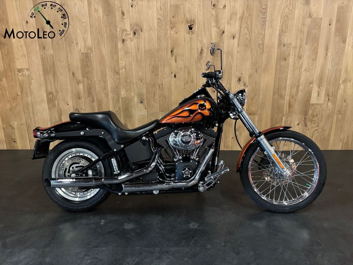 HARLEY-DAVIDSON NIGHT TRAIN FXSTB (bj 2002) 57,006 mls, 2 cilinders, HARLEY-DAVIDSON, Bedrijf, Onbekend
