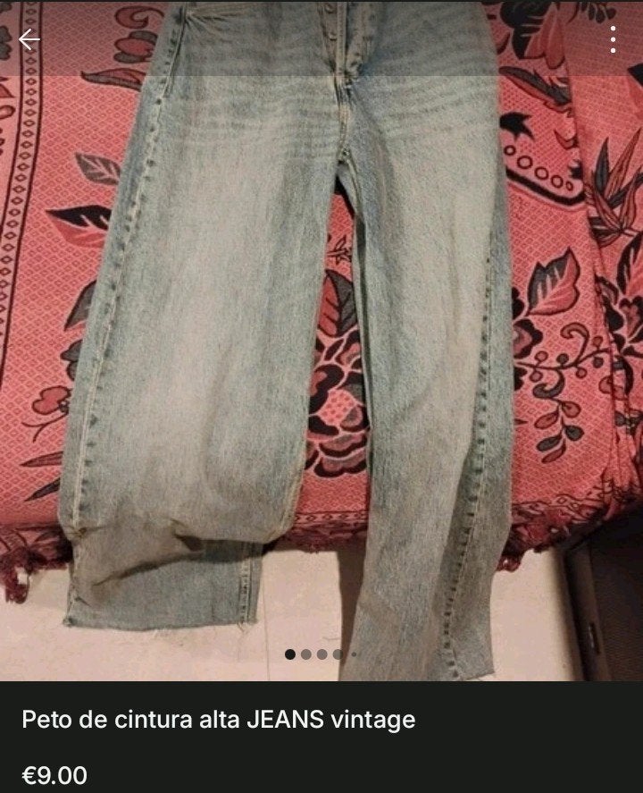 Vintage high-waist jeans, Blauw, Overige jeansmaten, Ophalen of Verzenden, Onbekend
