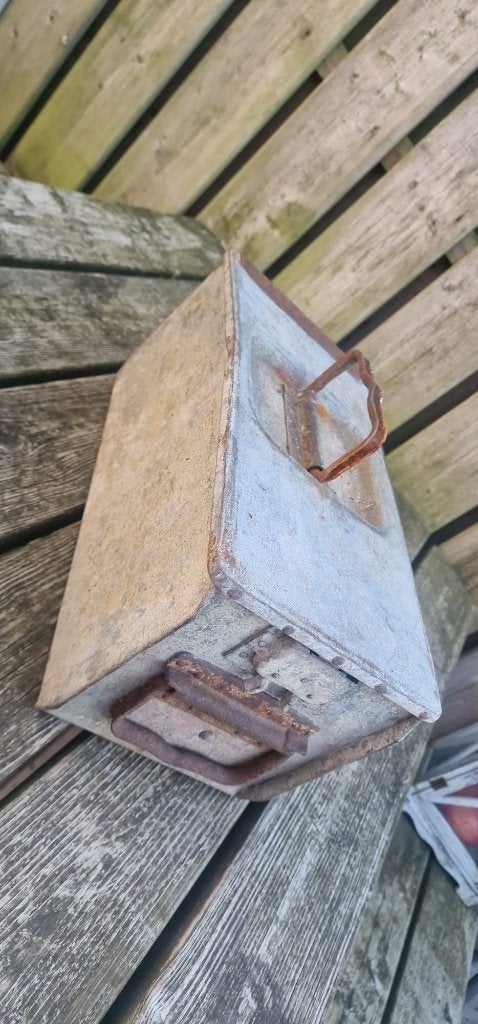 Munitiekist MG34/MG42, Ophalen of Verzenden, Landmacht, Duitsland, Kist of Geocache