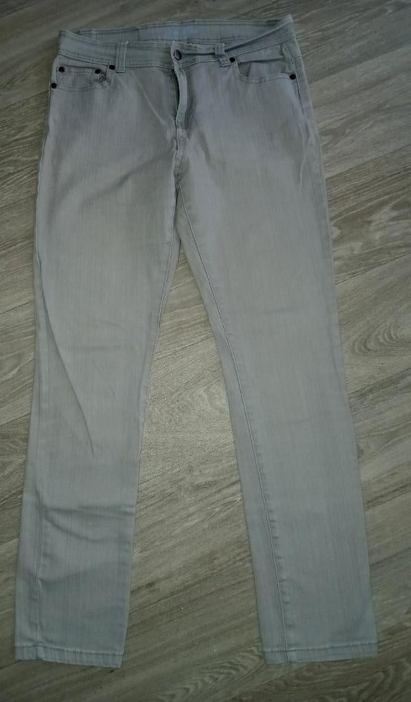 5) Grijze New Star Denim jeans / spijkerbroek maat 34/32, Ophalen of Verzenden, Zo goed als nieuw, W27 (confectie 34) of kleiner