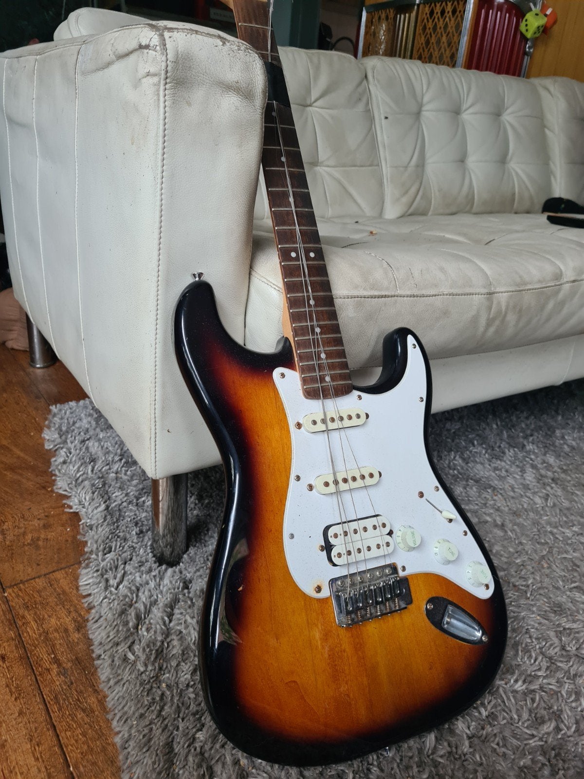 fender squier bullet strat, Ophalen of Verzenden, Solid body, Fender