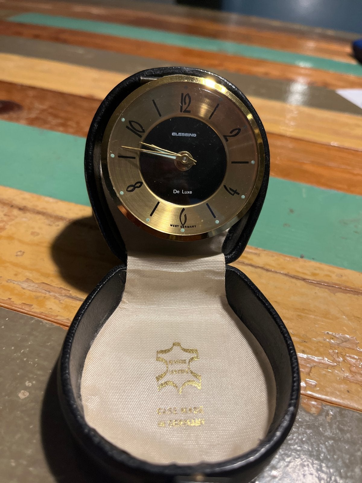 Vintage Blessing De Luxe Reiswekker - West Germany, Ophalen of Verzenden