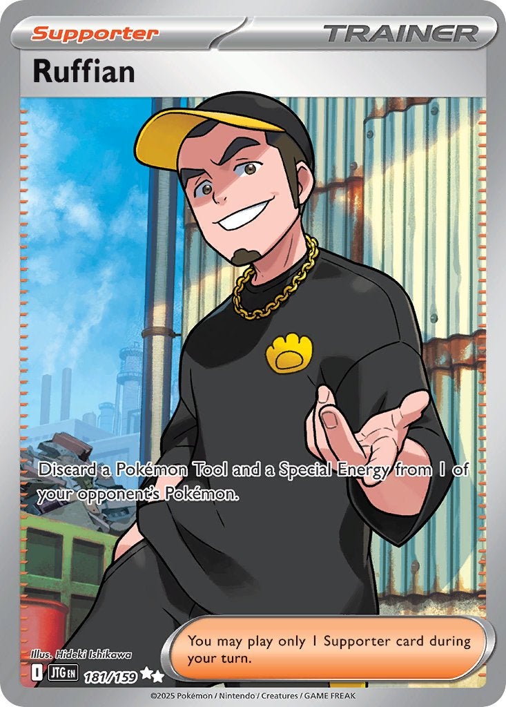Ruffian 181 - Journey Together Pokémon Trainer kaart, Ophalen, Zo goed als nieuw, Losse kaart