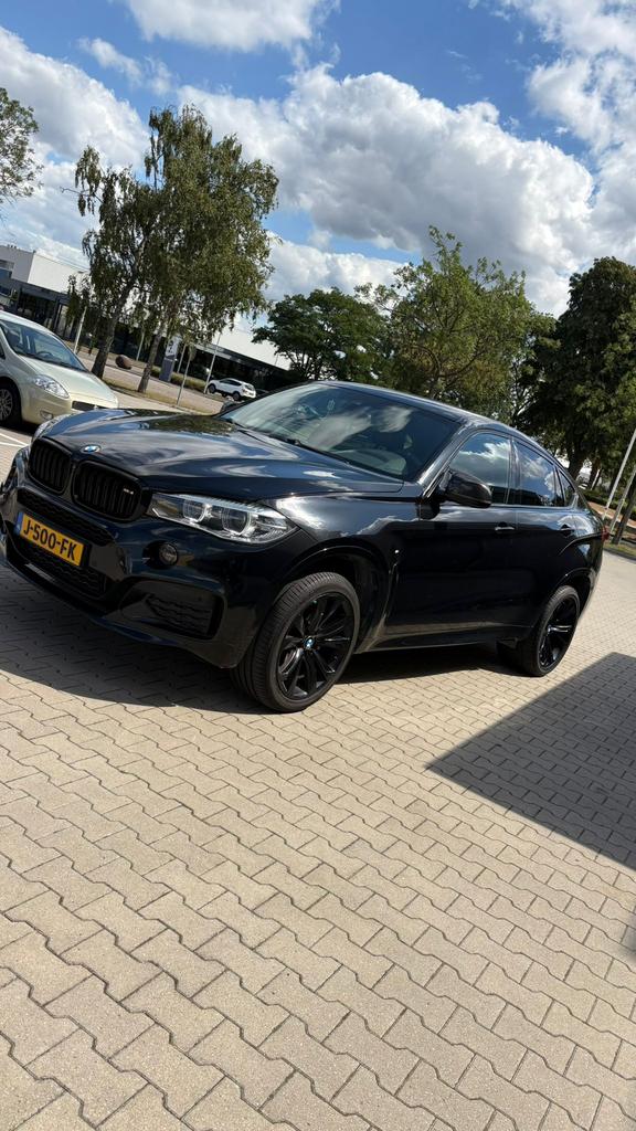 BMW X6 3.0 D Xdrive 30D AUT 2015 Zwart, Auto's, BMW, Automaat, Zwart, 2993 cc, Zwart