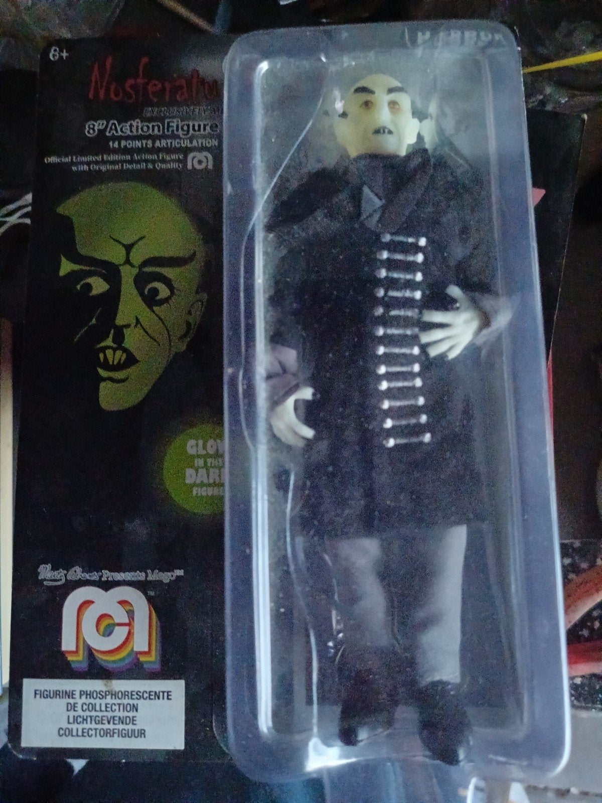 Nosferatu Mego 8" Action Figure Glow in the Dark, Ophalen, Nieuw