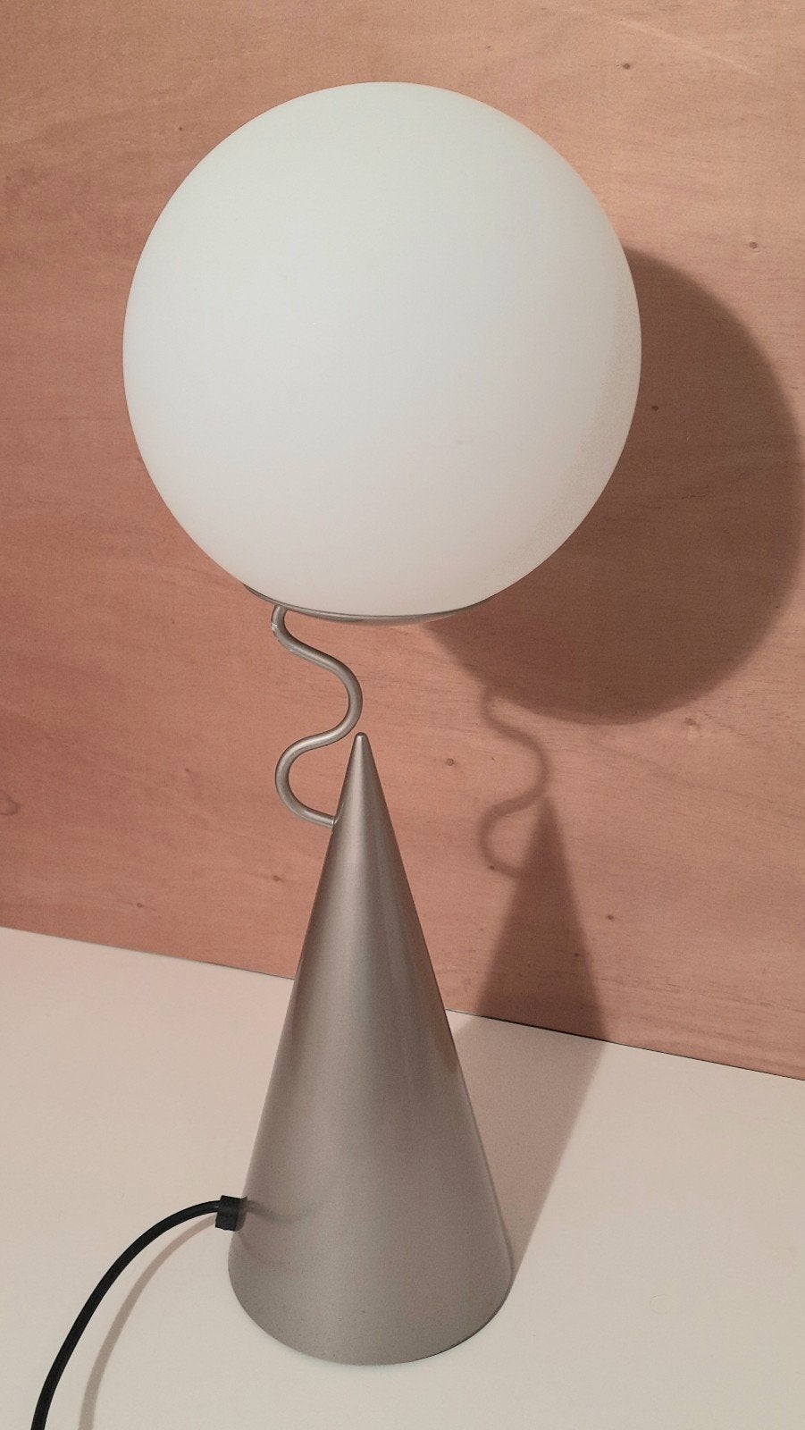 Studio italia design art. alby/ta2, lees de beschrijving, Huis en Inrichting, Ophalen of Verzenden, Glas, Grijs, Sfeerlamp