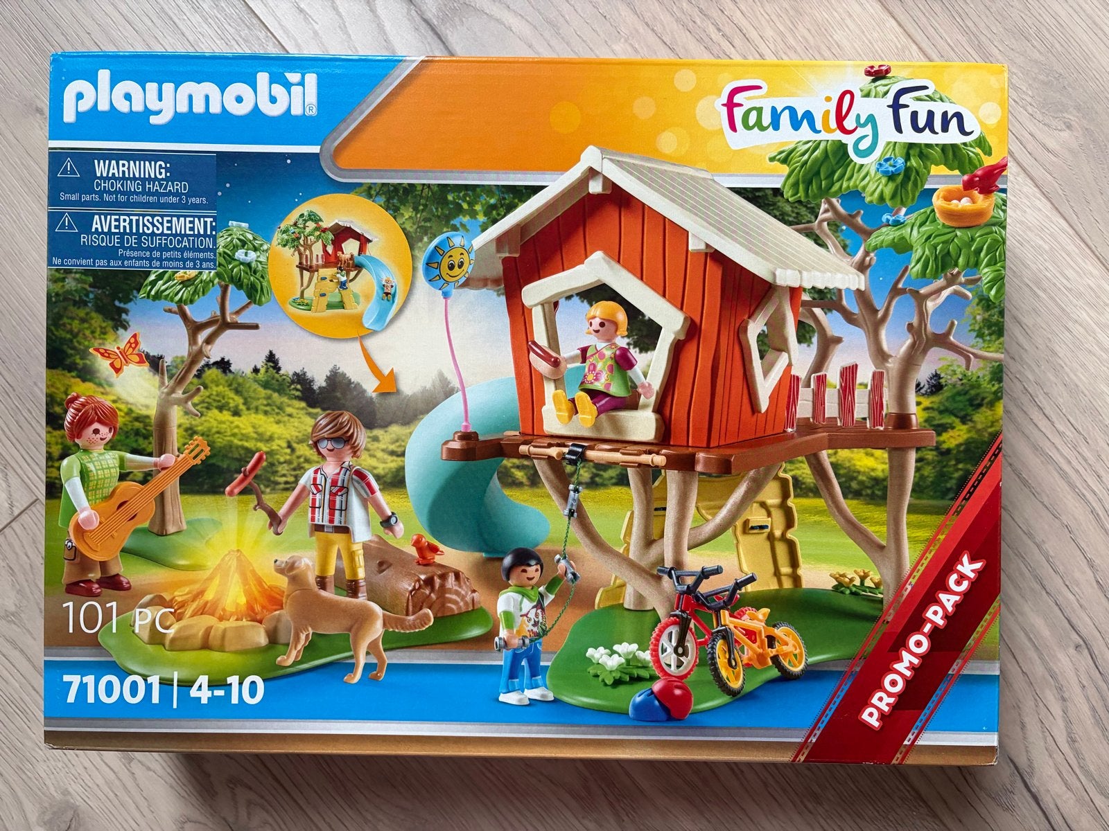 *NIEUW* Playmobil Family Fun Boomhut met glijbaan (71001), Ophalen of Verzenden, Nieuw