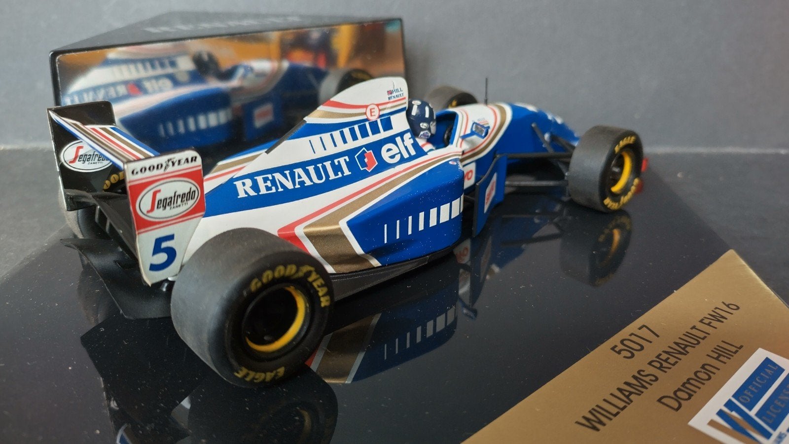 Williams Renault FW 16 Damon Hill 1:24 Onyx Pol, Overige merken, Auto, Verzenden, .