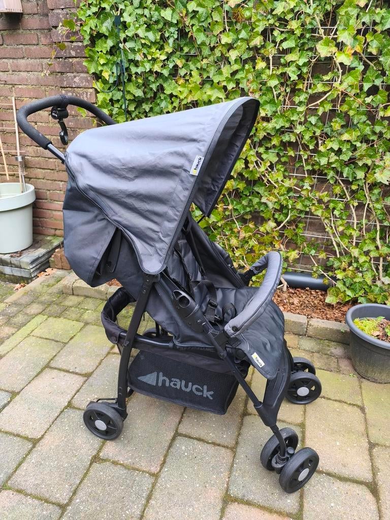 Hauck Sport Buggy Grijs - Licht, Compact & Comfortabel, Kinderen en Baby's, Buggy's, Ophalen, Gebruikt, Overige merken, Verstelbare rugleuning