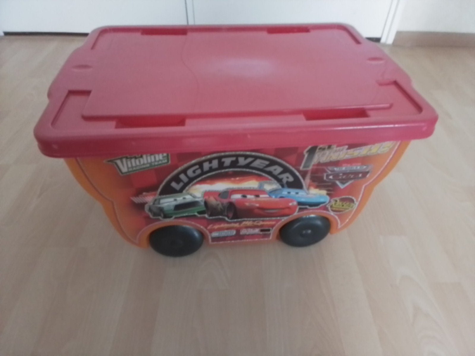 Grote Disney Cars Opbergdoos met wielen, Ophalen, Gebruikt, Jongen