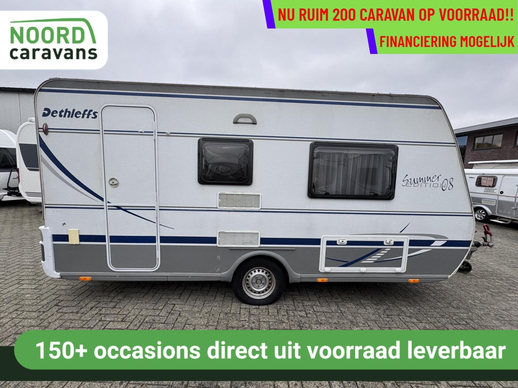 Dethleffs EF 3 SUMMER ED. '08, ENKELE BEDDEN, TOILET/DOUCHE, Caravans en Kamperen, Caravans, Bedrijf, tot en met 2, 750 - 1000 kg