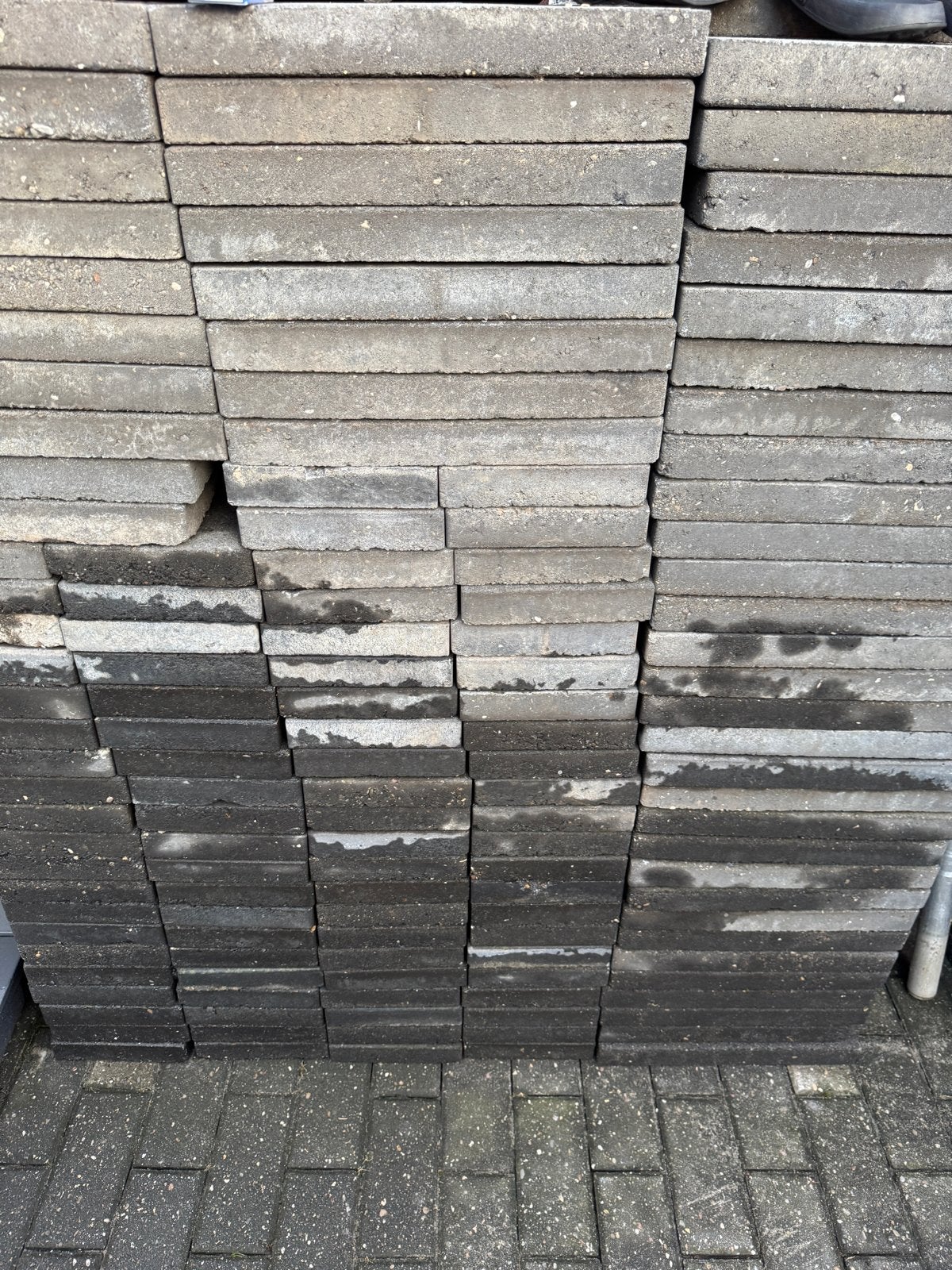 35 m2 Antraciet Betontegels / Bestrating - Zeer goede staat, Ophalen, Zo goed als nieuw, 10 m² of meer, Beton