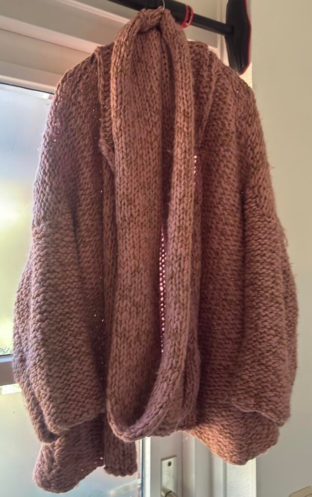 Rundholz mainline vest met vaste colkraag oudroze, Ophalen of Verzenden, Zo goed als nieuw, Maat 46/48 (XL) of groter, Roze