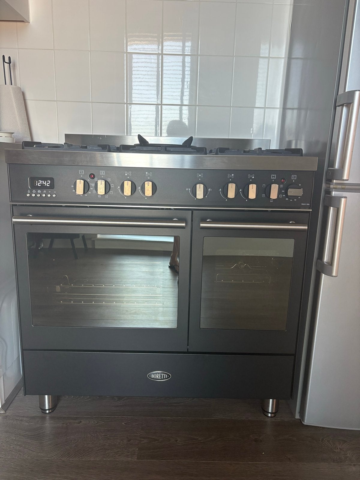 Boretti Fornuis MFBG902AN1 - Zo goed als nieuw, Ophalen, Hete lucht, 60 cm of meer, Zo goed als nieuw