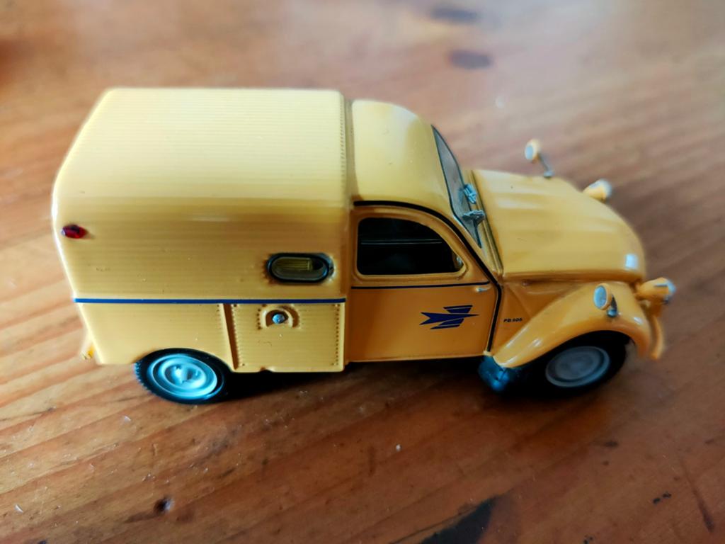 Citroën 2CV AK250 1962 1:43 Universal Hobbies nr78, Hobby en Vrije tijd, Modelauto's | 1:43, Ophalen of Verzenden, Gebruikt, Auto
