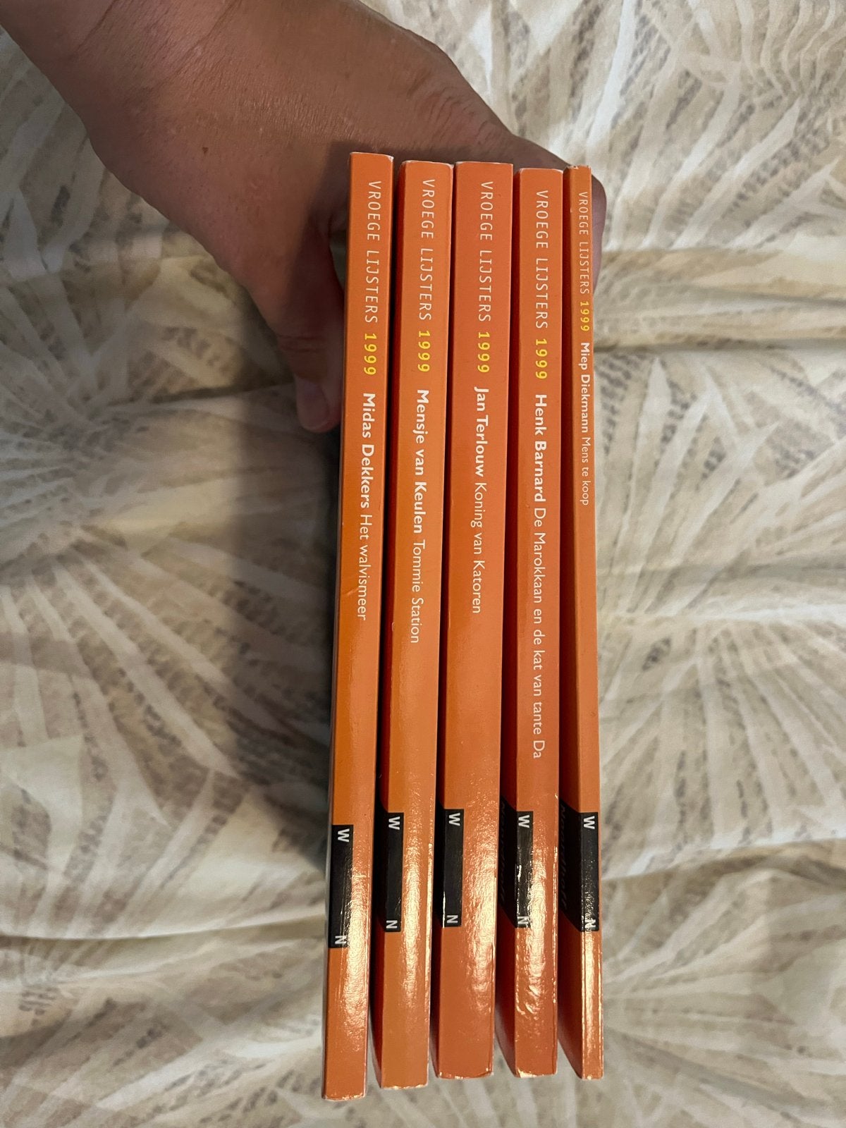 Vroege Lijsters 1999 - Complete set van 5 boeken, Boeken, Ophalen of Verzenden, Zo goed als nieuw, Fictie algemeen