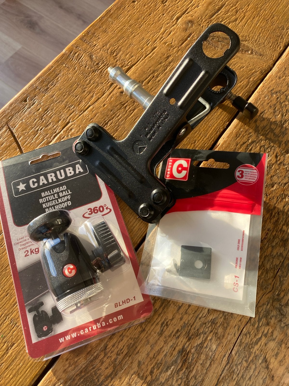 Caruba kogelkop en Manfrotto Super Clamp, Ophalen, Nieuw, Caruba, Overige typen