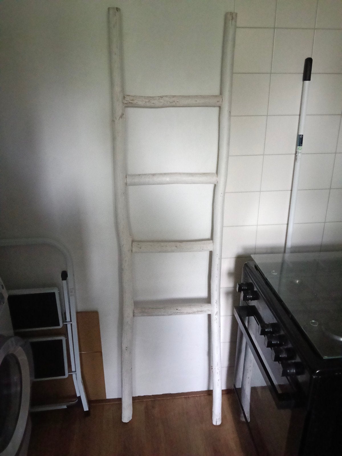 Gratis Witte Decoratie Ladder, Ophalen, Gebruikt
