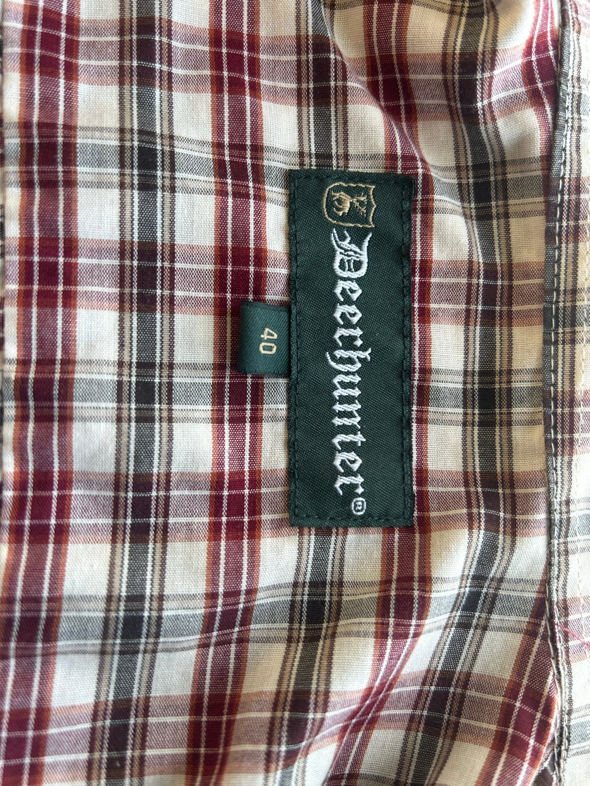 Deerhunter Lady Maxine geruit overhemd maat 40, Kleding | Dames, T-shirts, Maat 38/40 (M), Meerkleurig, Ophalen of Verzenden, Zo goed als nieuw