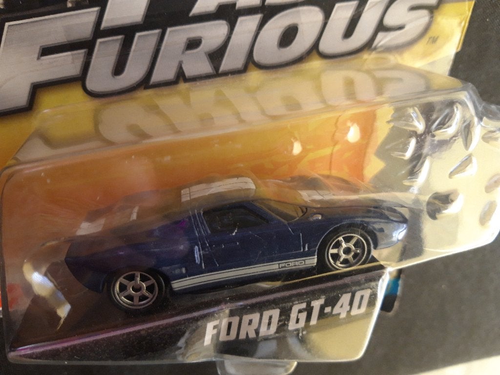 Ford GT 40 - Mattel Fast & Furious - schaal 1:64, Ophalen of Verzenden, Nieuw, Auto