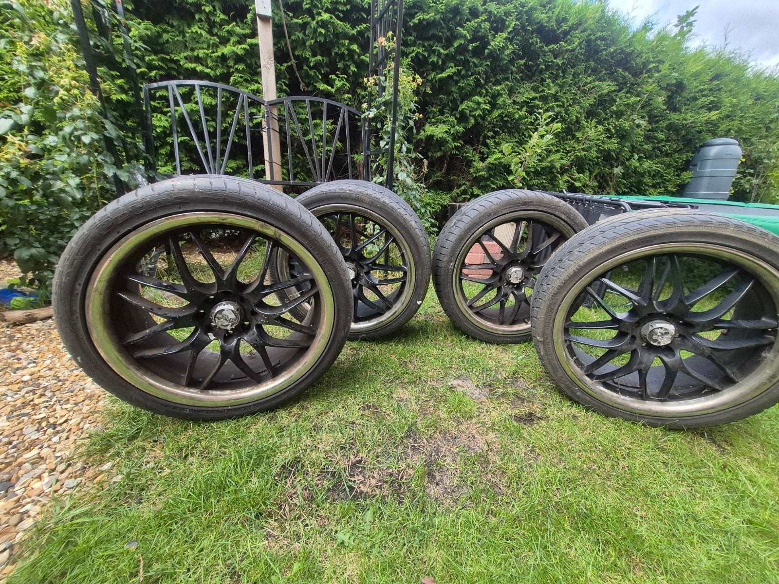 Gebruikte 17 inch Petlas zomerbanden met velgen, Ophalen, Gebruikt
