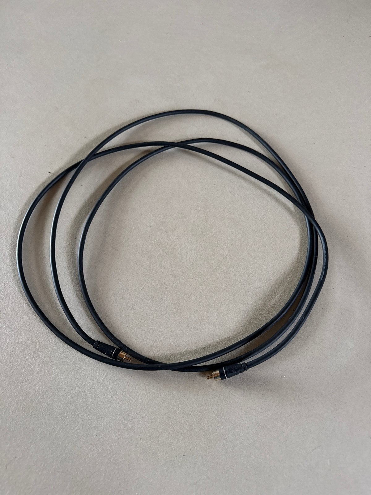 Oehlbach Excellence Subwoofer Cinch-kabel - 3m Zwart, Ophalen of Verzenden, Zo goed als nieuw, 2 tot 5 meter, Interlink-kabel