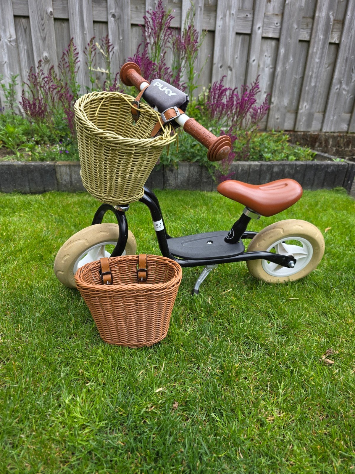 Puky loopfiets classic met mandje (en extra mandje nieuw), Ophalen, Gebruikt, Loopfiets