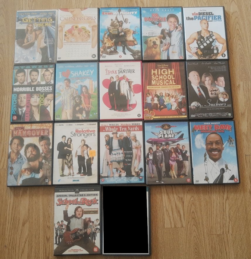 16x Comedy / - Eddie Murphy - Steve Martin - jack black etc, Cd's en Dvd's, Dvd's | Komedie, Zo goed als nieuw, Overige genres