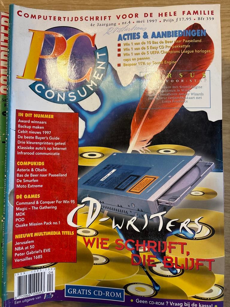 17 Oude Computer Tijdschriften uit 1997 - Historie, Ophalen of Verzenden, Gelezen, Overige typen