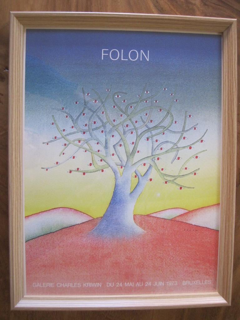Jean-Michel Folon – Offset affiches, Ophalen of Verzenden