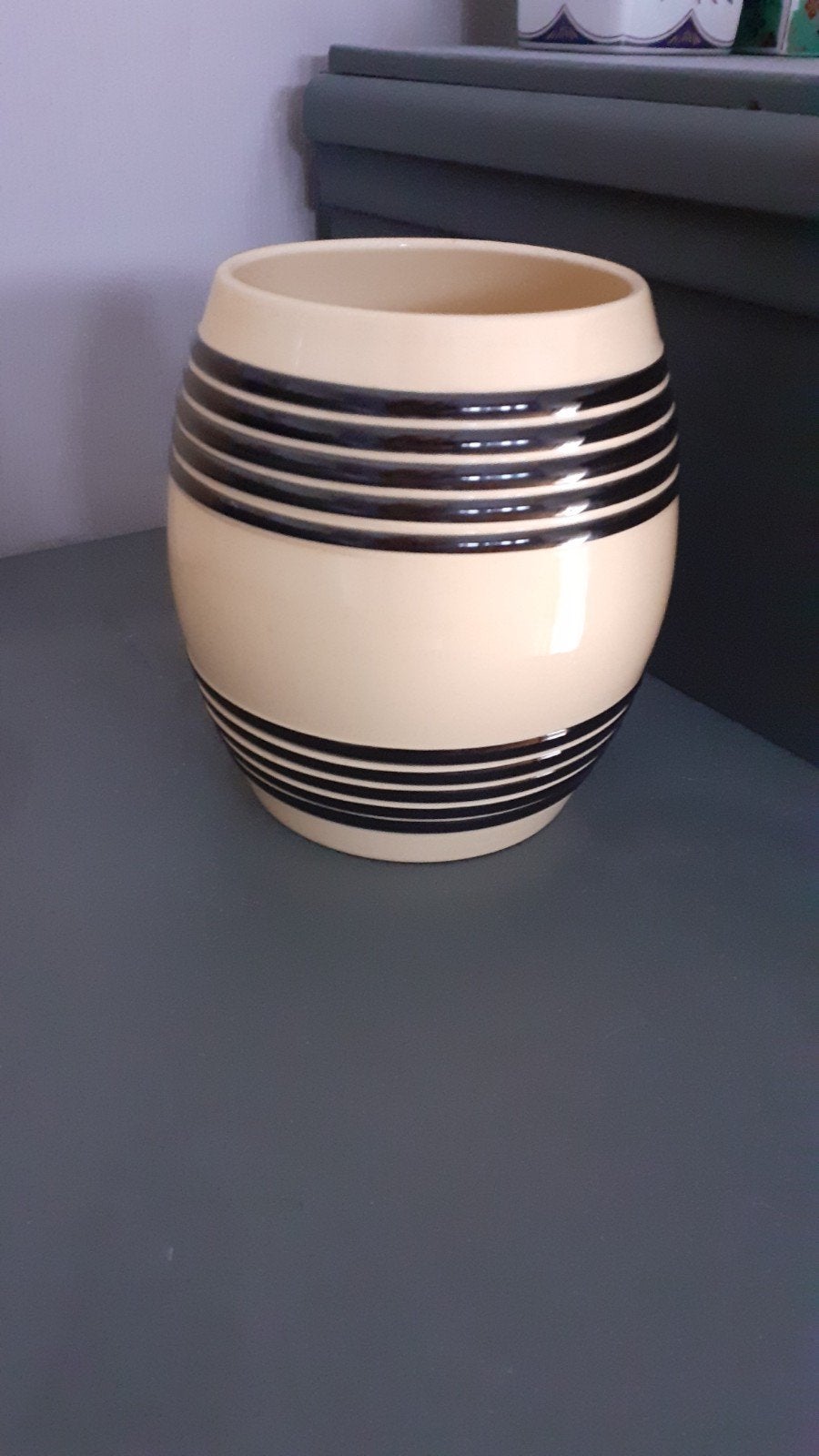 Petrus Regout bandenpot - 17cm hoog, Ophalen of Verzenden
