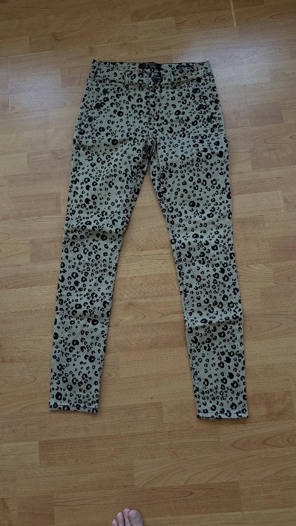 Broek met panterprint Scotch % Soda, Kleding | Dames, Ophalen of Verzenden, Zo goed als nieuw, Overige kleuren, Lang