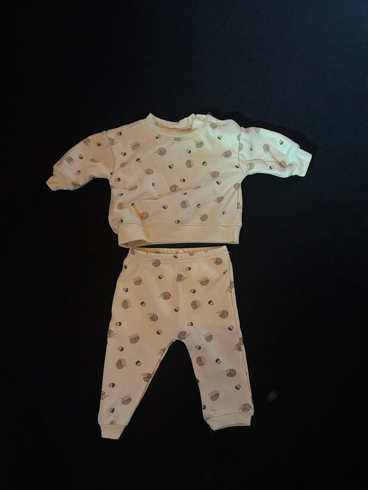 Zeeman baby setje egelprint maat 62, Ophalen of Verzenden, Gebruikt, Jongetje of Meisje, Setje