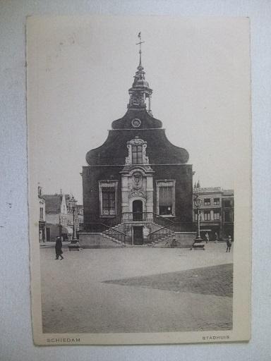 P246 Schiedam - Stadhuis - 1935, Verzenden, 1920 tot 1940, Gelopen, Zuid-Holland