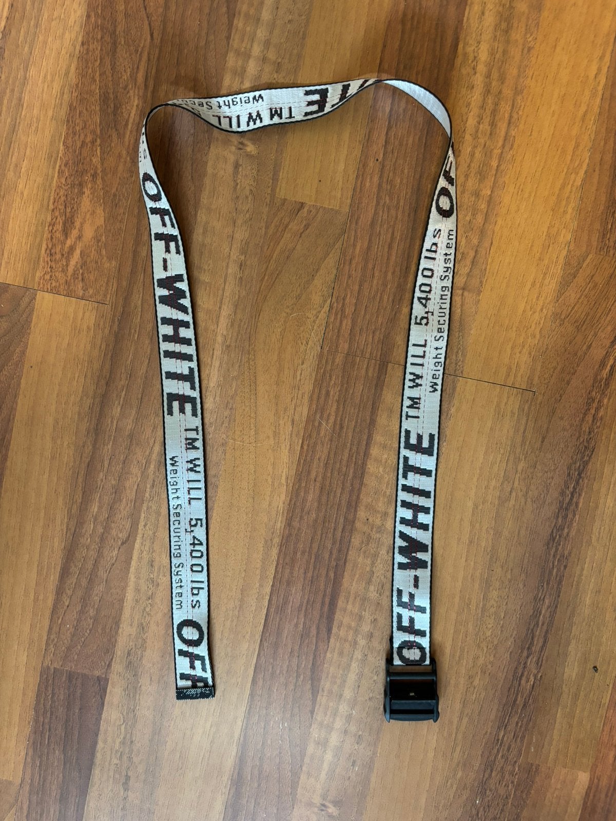 Off White riem, Kleding | Dames, Riemen en Ceinturen, Ophalen of Verzenden, Zo goed als nieuw, Wit, 80 tot 90 cm