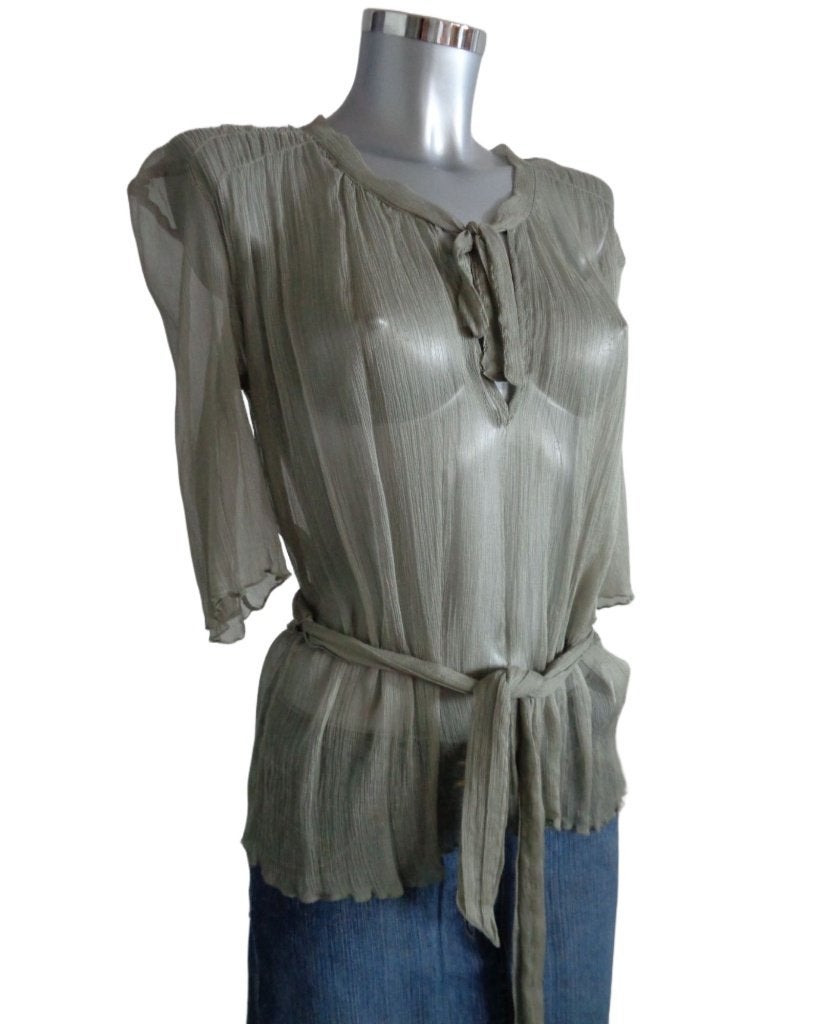 Bruuns Bazar zijden blouse, maat medium, nieuw - kaartje, Kleding | Dames, Ophalen of Verzenden, Nieuw, Maat 38/40 (M)