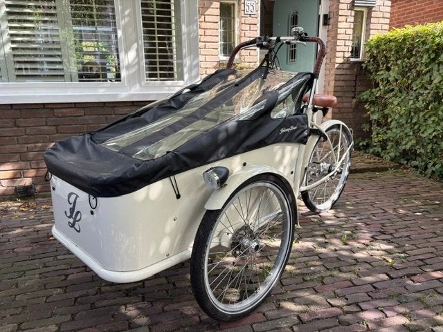 Johnny Loco Bakfiets (niet elektrisch) met huif, Ophalen, Huif, Zo goed als nieuw, 2 kinderen