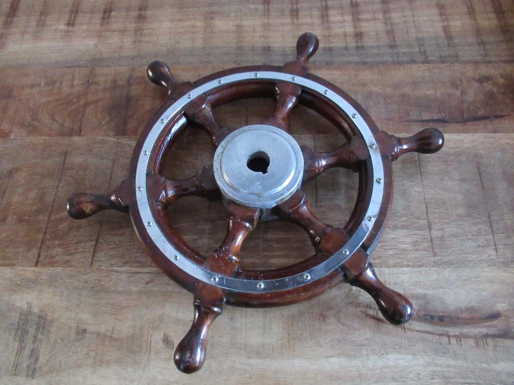 Roer stuurwiel stuurrad scheepsstuur scheepsrad stuur 41 cm, Watersport en Boten, Ophalen of Verzenden, Zo goed als nieuw, Motor en Techniek