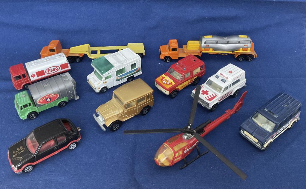 10 vintage / retro modelauto’s van Majorette uit de jaren 80, Ophalen of Verzenden, Gebruikt, Auto, Majorette