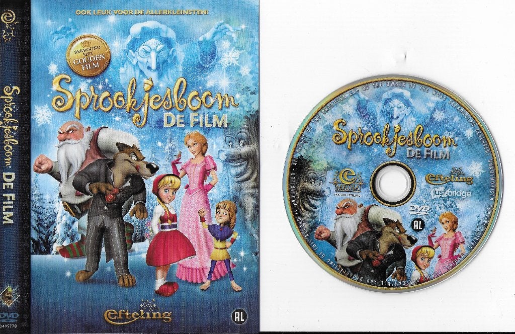 Dvd nr229 efteling de sprookjesboom --- de film, Ophalen of Verzenden, Zo goed als nieuw, Beeldje of Poppetje
