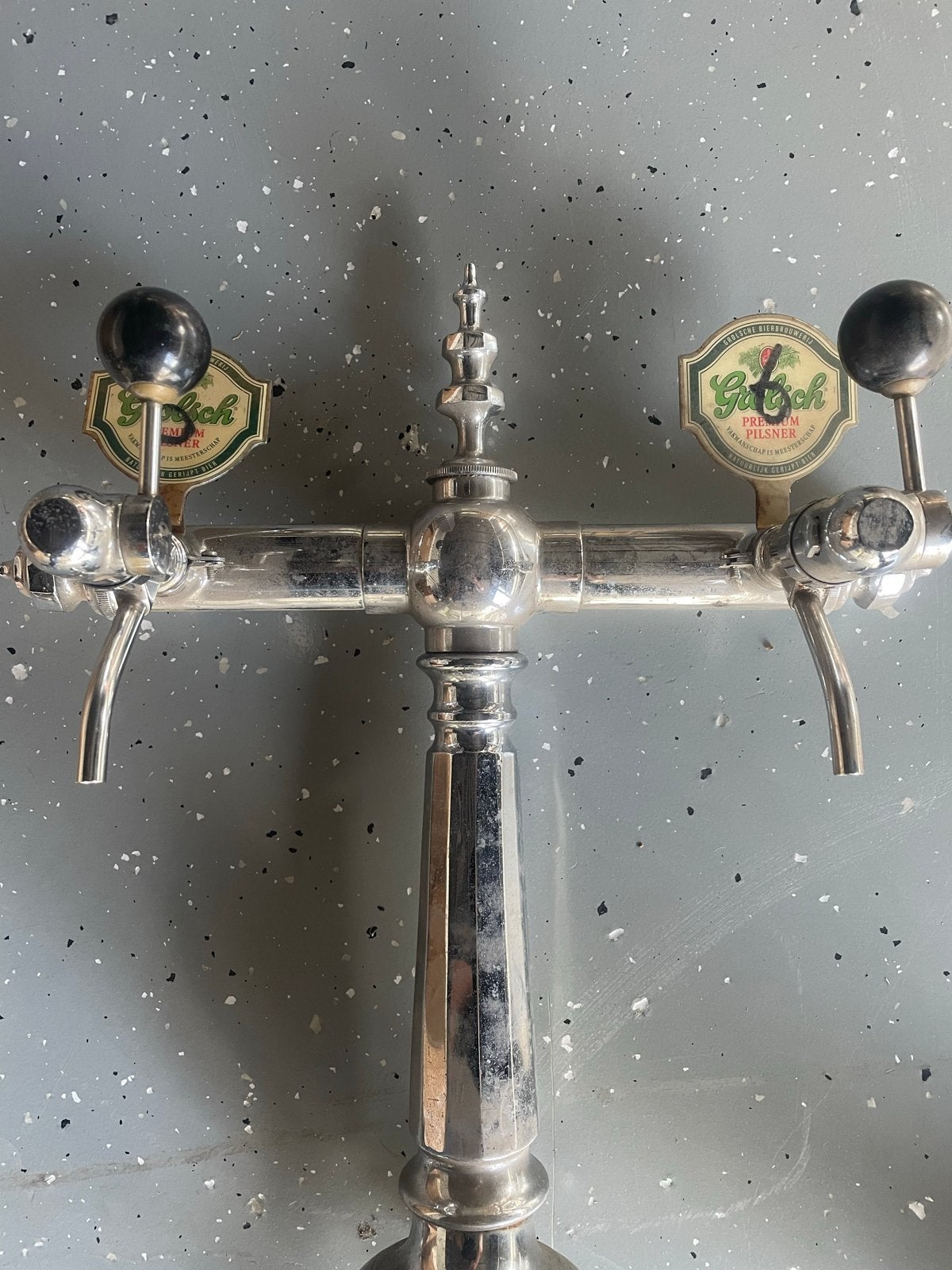 Grolsch Biertap - Dubbele Kraan, Ophalen, Gebruikt