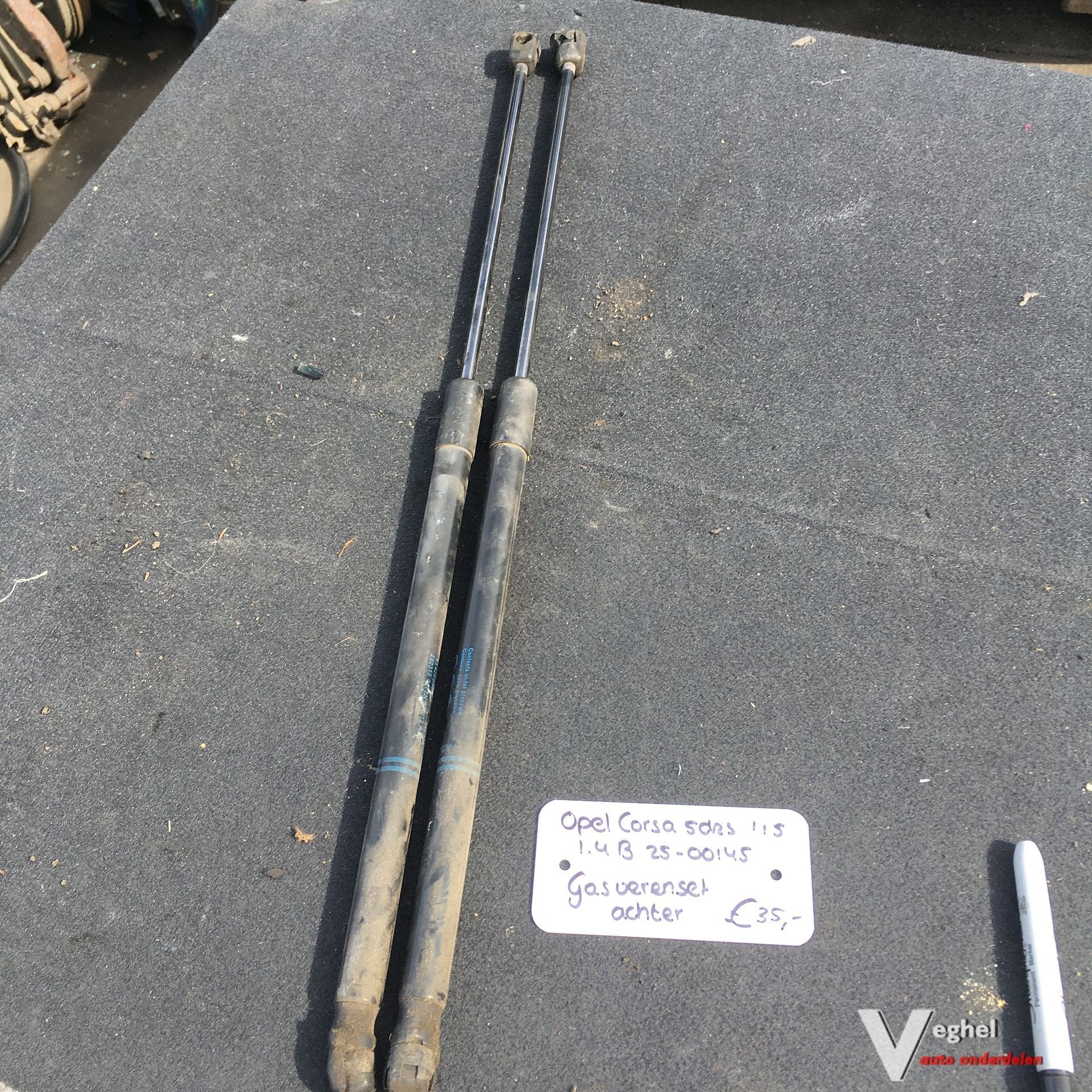 Opel Corsa E 5 drs 1.4B Automaat 2500145 2015   Gasveren set