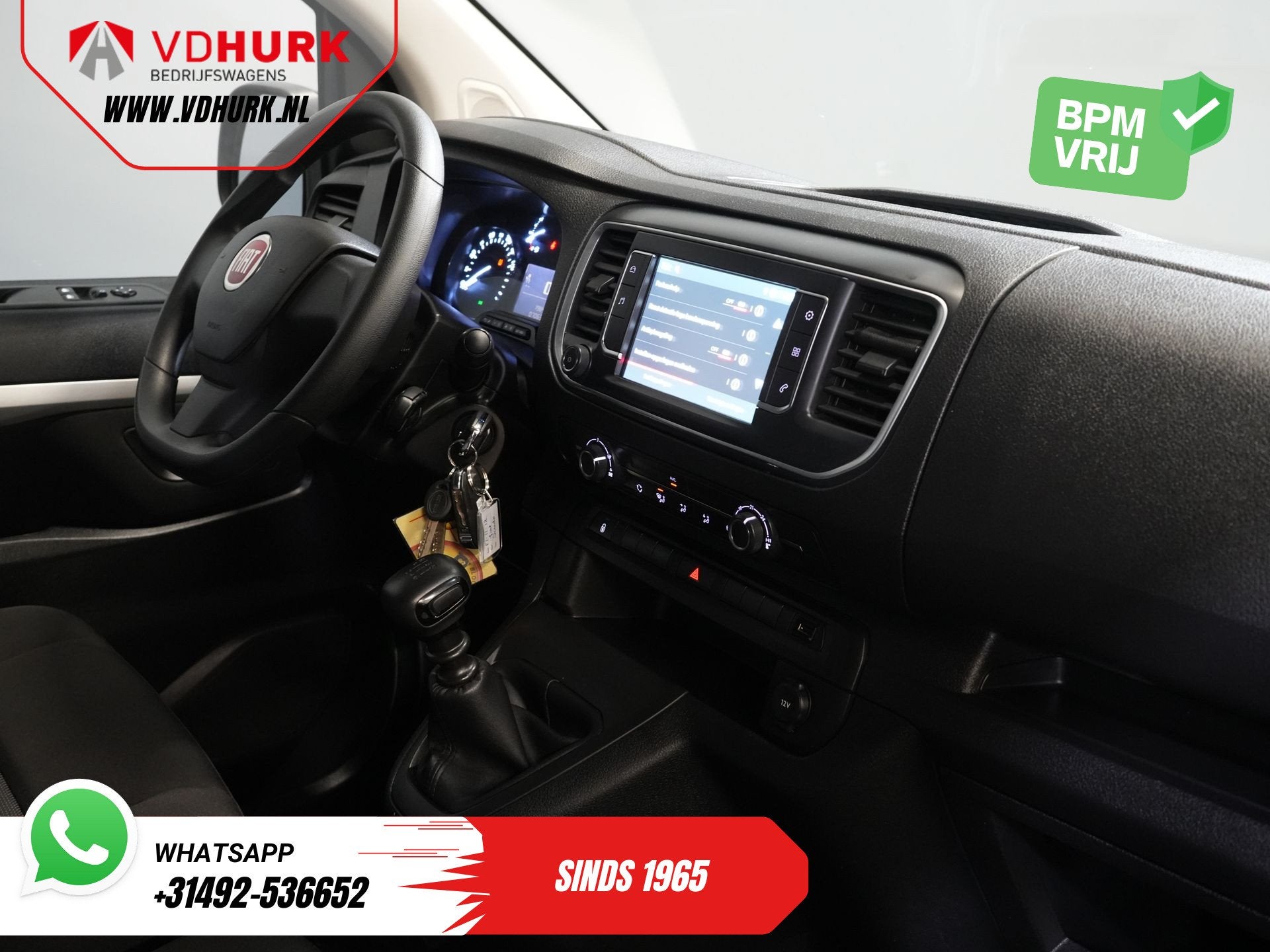 Fiat Scudo 2.0 MJ 145 pk DC Dubbel Cabine 6 Pers/ Camera/ Cr, Auto's, Voorwielaandrijving, 145 pk, Stof, Gebruikt