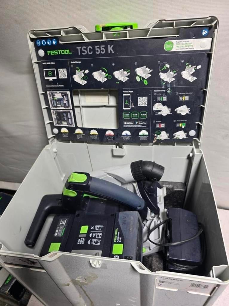Festool accu Invalzaag 18V  2 set in Systainer, Ophalen of Verzenden, Festool, N.v.t, N.v.t