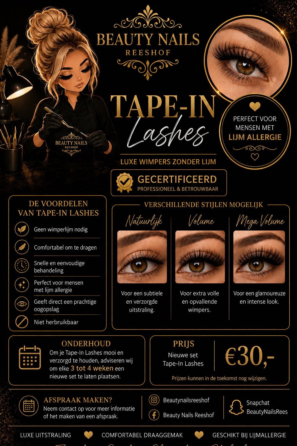 Wimperextantions Modellen gezocht Reeshof, Diensten en Vakmensen, Schoonheidsspecialisten | Overige, Overige