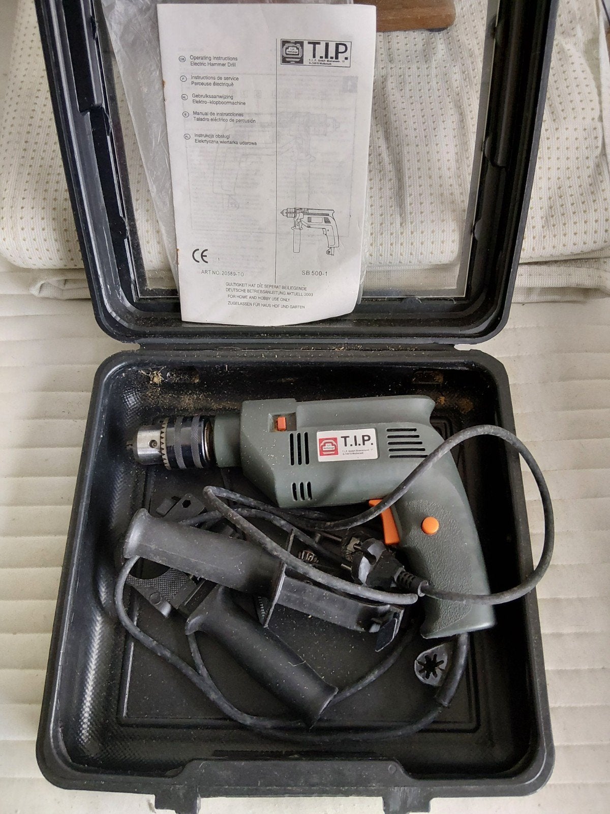 Te Koop klopboormachine machine T.I.P werkzeuge, Ophalen of Verzenden, Boormachine